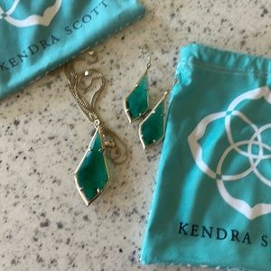 Kendra Scott Olivia Earrings and Necklace set